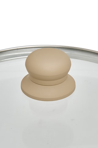 Sartén guisera de acero inoxidable - 28 cm