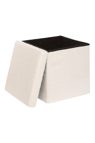 Puf - Blanco - De poliéster