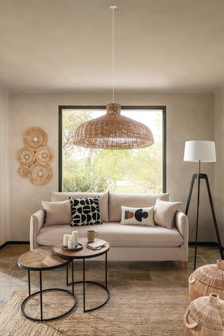 Décoration murale - 91 x 64 x 3,5 cm - Beige