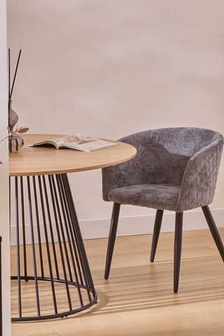 Fauteuil - Gris foncé - En polyester