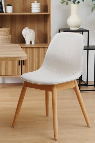 Chaise en bois d’hévéa - 48,5 x 86 x 54,5 cm
