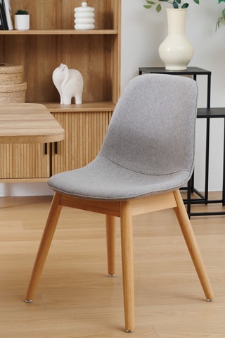 Chaise en bois d’hévéa - 48,5 x 86 x 54,5 cm