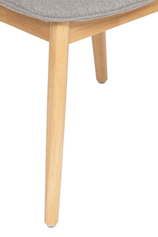 Chaise en bois d’hévéa - 48,5 x 86 x 54,5 cm