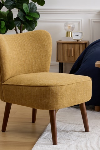 Fauteuil - Moutarde - En polyester
