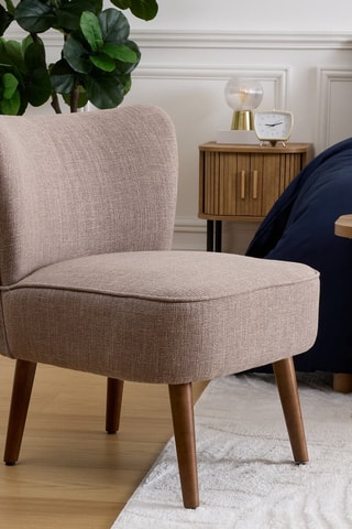 Fauteuil - Beige - En polyester