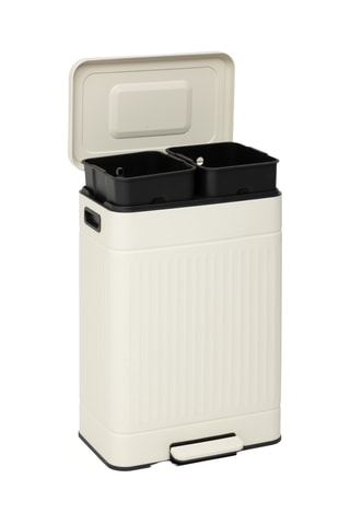 Poubelle à pédale - 2 x 30 l