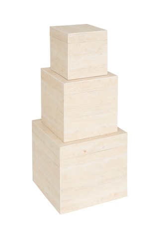 3 baúles - 34 x 34 x 33 cm