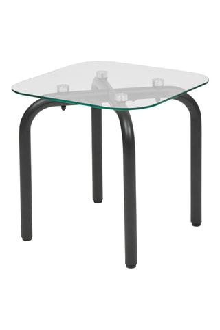 2 tables en verre - 50 x 49,5 x 50/50 x 39,5 x 50 cm