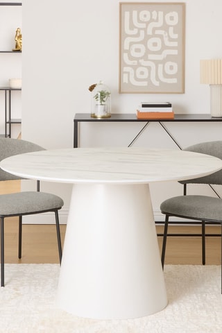 Table ronde - 120 x 75 cm