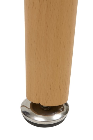 Table à manger - Blanc et imitation bois