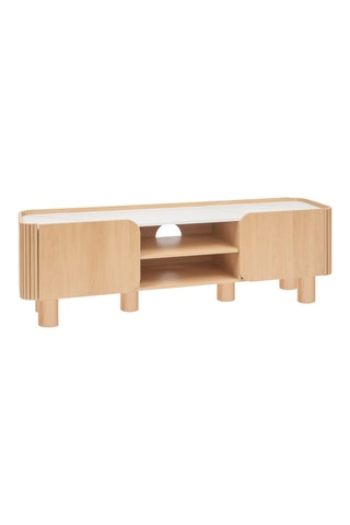 Meuble TV 2 portes - 160 x 50,2 x 40,2 cm