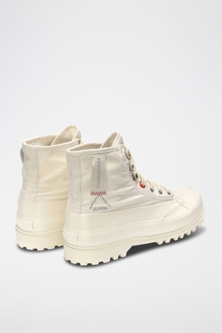 Tennis montantes 2481 ALPONA RIPSTOP - Blanc et beige
