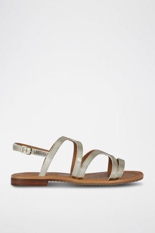 Sandales en cuir Sozy - Doré