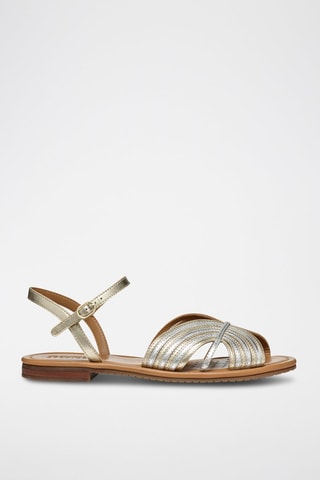 Sandales en cuir Sozy - Doré