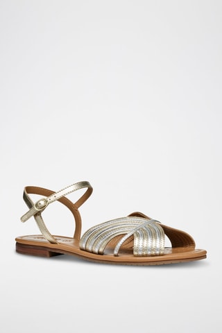 Sandales en cuir Sozy - Doré