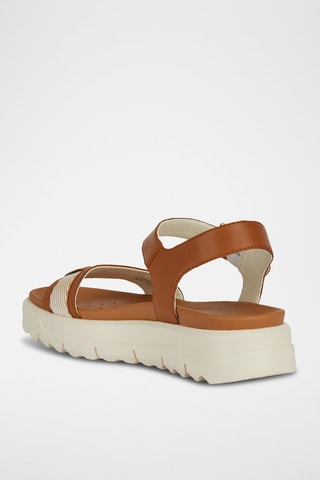 Sandales en cuir Xan2.1S  - Marron