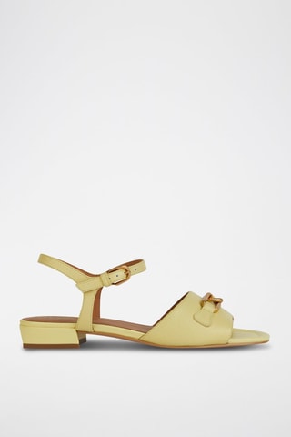 Sandales en cuir New Eraklia 15  - Jaune