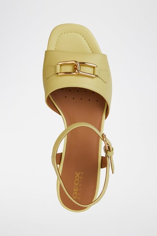 Sandales en cuir New Eraklia 15  - Jaune