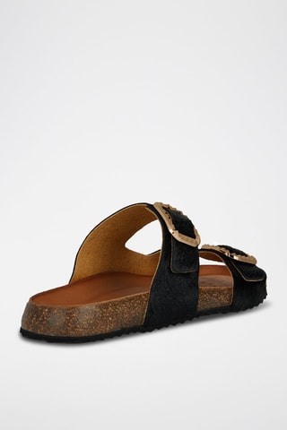Sandales en cuir New Brionia  - Noir