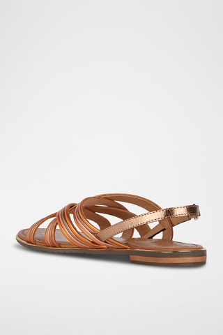 Sandales en cuir Sozy Plus - Cuivre