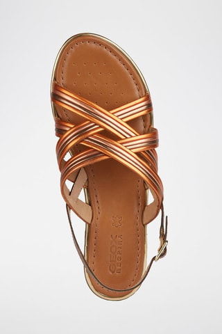 Sandales en cuir Sozy Plus - Cuivre