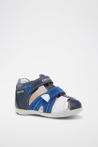 Sandales en cuir Kaytan - Bleu
