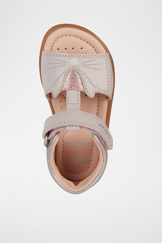 Sandales en cuir Verrea  - Rose