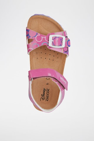 Sandales compensées Adriel  - Fuchsia