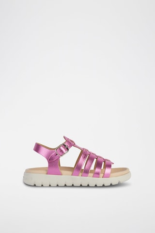 Sandales en cuir  Soleima - Fuchsia