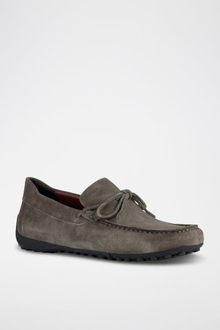Mocassins en nubuck Snake - Gris foncé