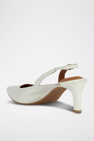 Escarpins en cuir Bibbiana  - Blanc