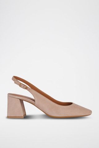 Escarpins en nubuck Giselda - Beige