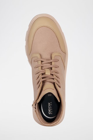 Bottines en cuir nappa Vilde - Ecru