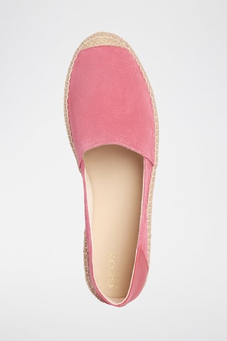 Sneakers plateformes en cuir Lampedusa - Rose