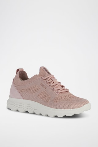 Baskets en nubuck Spherica - Vieux rose