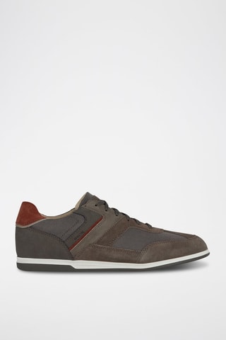 Baskets en cuir Renan - Gris foncé