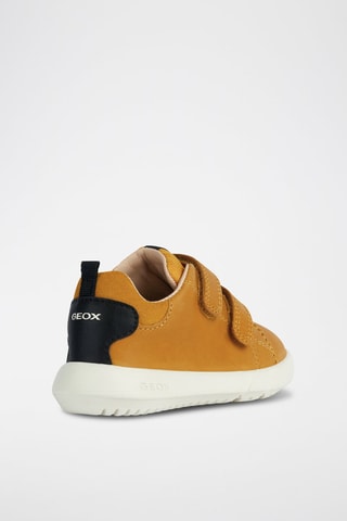 Baskets en nubuck Hyrro - Camel et noir
