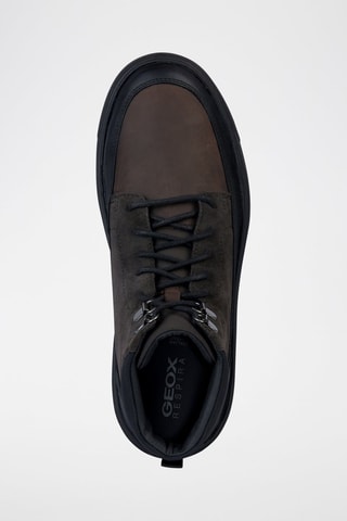 Baskets montantes en cuir Cervino - Noir