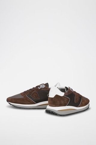 Baskets en cuir - Marron