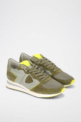 Baskets en cuir - Vert
