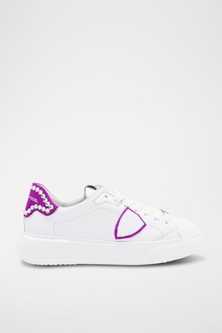 Baskets en cuir - Blanc