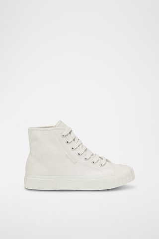 Baskets montantes 2696-STRIPE SHINY GUM - Blanc