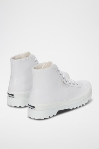 Baskets montantes en cuir 2341 ALPINA ICE LEATHER - Blanc