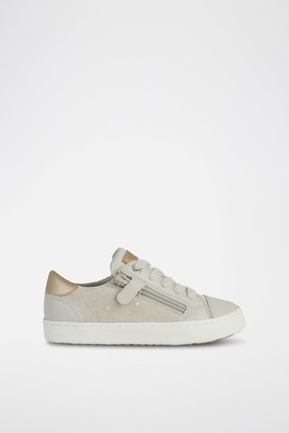 Baskets en cuir de chèvre nubuck Kilwi - Beige