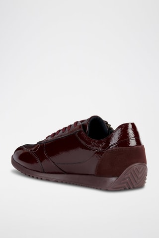 Baskets en cuir Calithe - Bordeaux