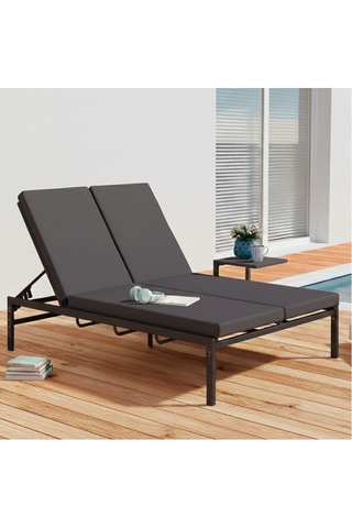 Chaise longue doppia - 182 x 110 x 31 cm