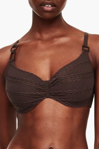Braga de bikini Texture - Marrón - Chantelle