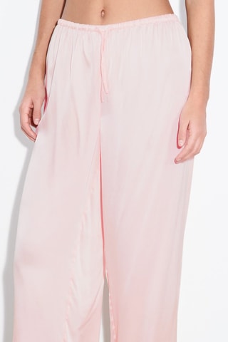 Pantalón de pijama de seda Mystic DR - Rosa empolvado - Chantelle