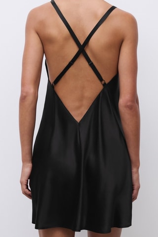 Picardías de seda Vibrate - Negro - Chantelle X