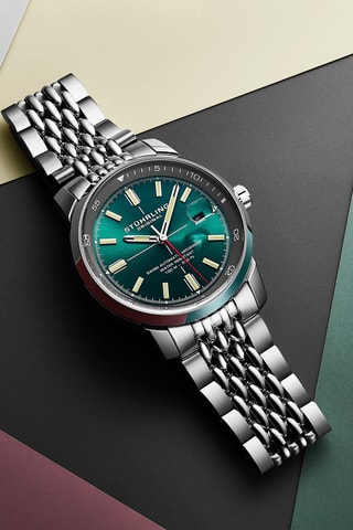 Orologio automatico in acciaio Legacy - Argentato e verde